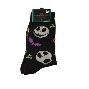 Disney The Nightmare Before Christmas Men's Crew Socks Size 6-12 Jack Skellingto